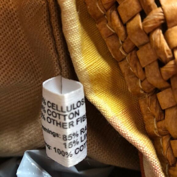 Taiuti purse made in Italy.  Leather trim - Picture 8 of 8